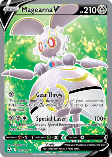 Magearna V 182/195 - Full Art Ultra Rare - Silver Tempest