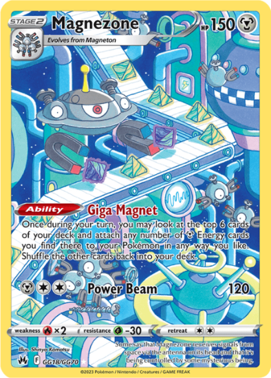 Magnezone GG18/GG70 - Gallery Holo Rare - Crown Zenith