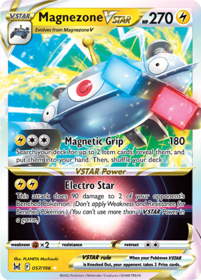 Magnezone VSTAR 057/196 - Full Art Ultra Rare - Lost Origin
