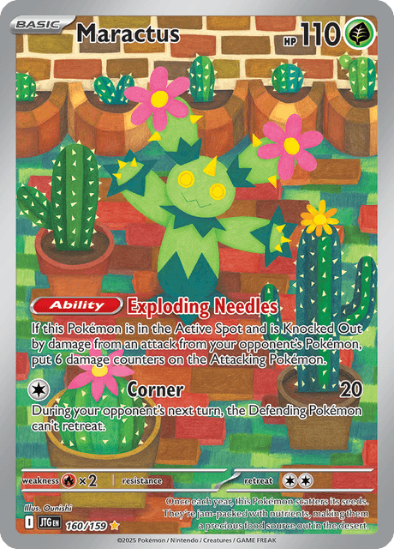 Maractus 160/159 - Illustration Rare - Scarlet & Violet Journey Together