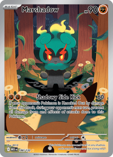 Marshadow 146/132 - Illustration Rare - Mega Evolution: Base Set