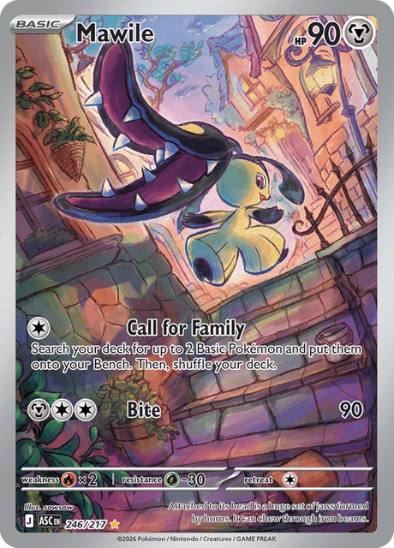 Mawile 246/217 - Illustration Rare - Mega Evolution: Ascended Heroes
