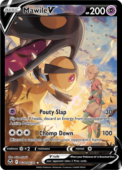 Mawile V TG17/TG30 - Full Art Ultra Rare - Silver Tempest