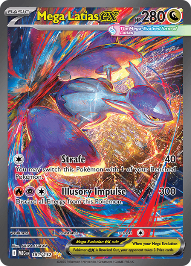 Mega Latias ex 181/132 - Special Illustration Rare - Mega Evolution: Base Set