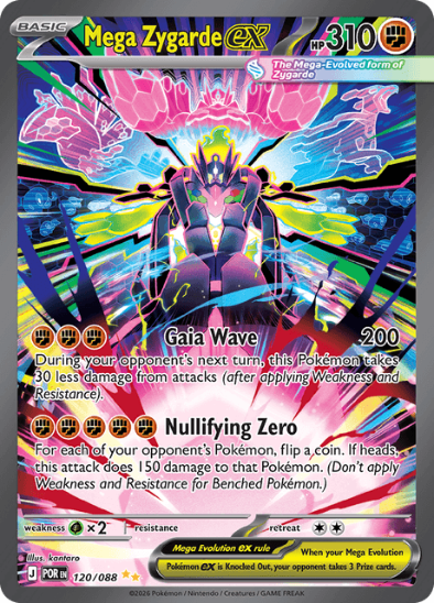 Mega Zygarde ex 120/088 - Special Illustration Rare - Mega Evolution: Perfect Order