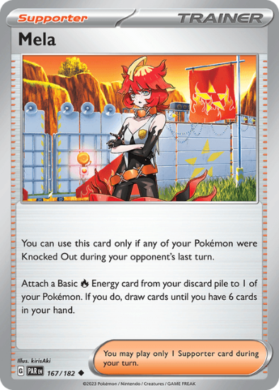 Mela 167/182 - Uncommon - Scarlet & Violet Paradox Rift