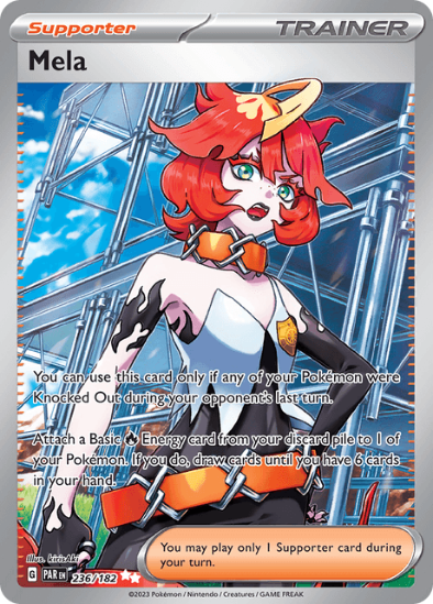 Mela 236/182 - Full Art Ultra Rare - Scarlet & Violet Paradox Rift
