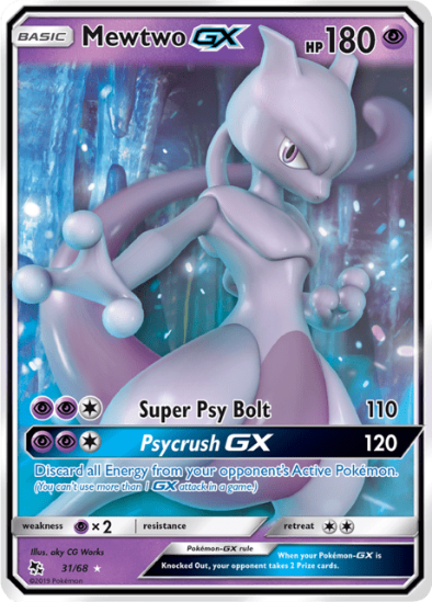 Mewtwo GX 31/68 - Ultra Rare - Hidden Fates