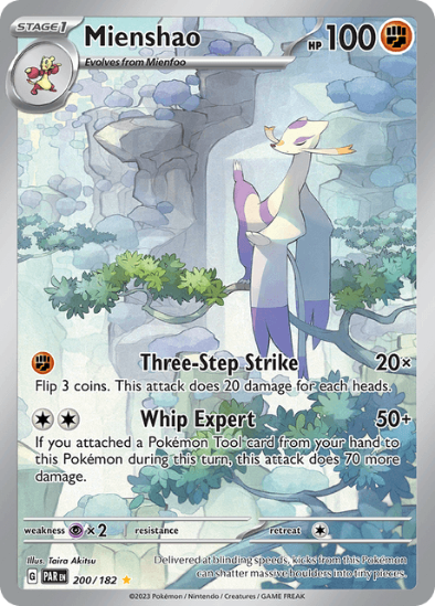 Mienshao 200/182 - Illustration Rare - Scarlet & Violet Paradox Rift
