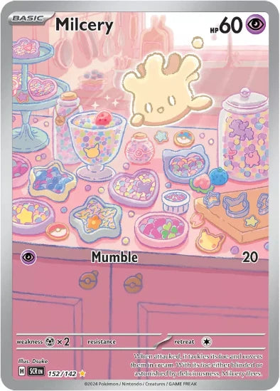 Milcery 152/142 - Illustration Rare - Scarlet & Violet Stellar Crown