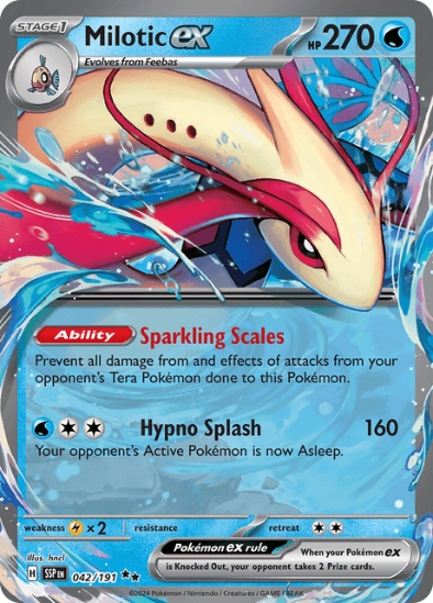 Milotic ex 042/191 - Ultra Rare - Scarlet & Violet Surging Sparks