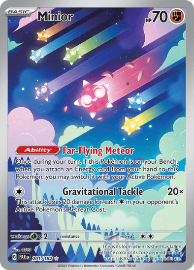 Minior 201/182 - Illustration Rare - Scarlet & Violet Paradox Rift