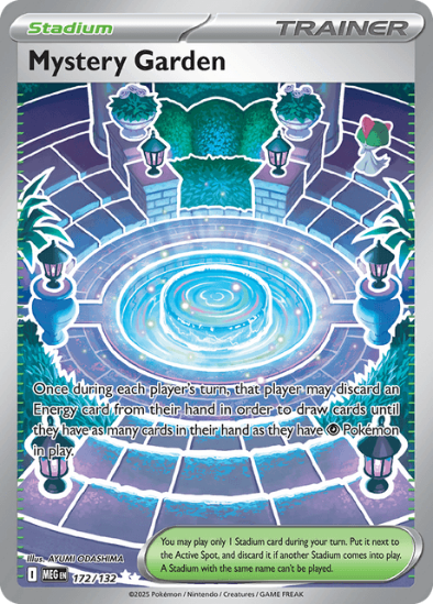 Mystery Garden 172/132 - Full Art Ultra Rare - Mega Evolution: Base Set