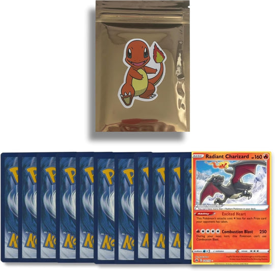 Pokémon TCG Mystery Card Premium Booster Pack Bundle - 10 Random Cards - Guaranteed Ultra Rare, Holos and Sticker!
