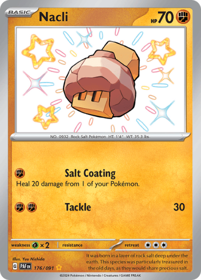 Nacli 176/091 - Shiny Rare - Scarlet & Violet Paldean Fates