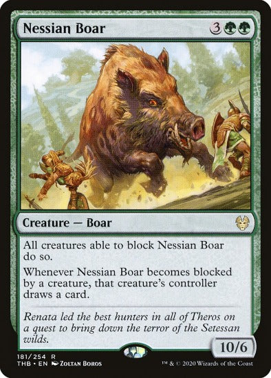 Nessian Boar - Rare - Theros Beyond Death