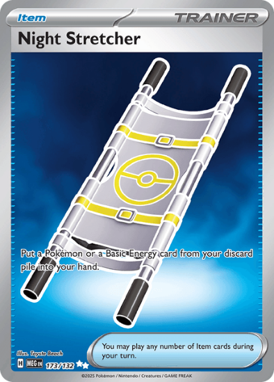 Night Stretcher 173/132 - Full Art Ultra Rare - Mega Evolution: Base Set