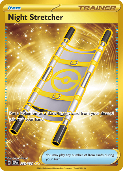 Night Stretcher 251/191 - Gold Secret Rare - Scarlet & Violet Surging Sparks