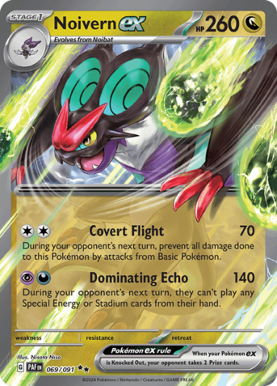 Noivern ex 069/091 - Ultra Rare - Scarlet & Violet Paldean Fates