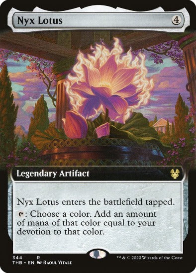 Nyx Lotus - Extended Art Rare - Theros Beyond Death