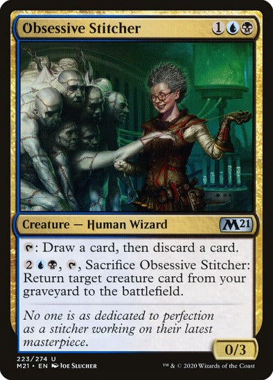 Obsessive Stitcher - Uncommon - Core Set 2021