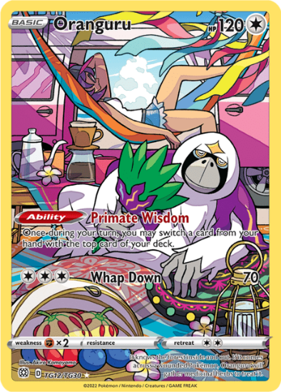 Oranguru TG12/TG30 - Trainer Gallery Holo Rare - Sword & Shield Brilliant Stars