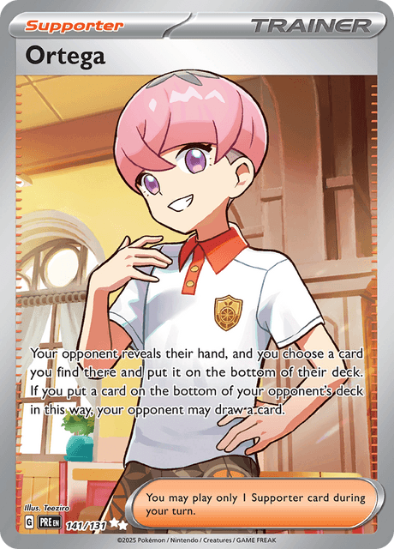 Ortega 141/131 - Full Art Ultra Rare - Scarlet & Violet: Prismatic Evolutions