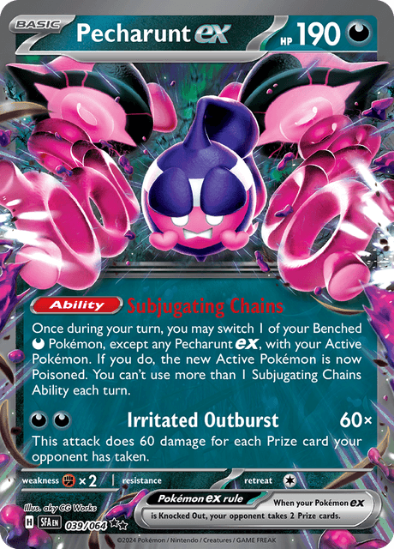Pecharunt ex 039/064 - Ultra Rare - Shrouded Fable