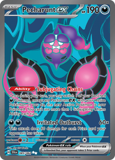 Pecharunt ex 085/064 - Full Art Ultra Rare - Shrouded Fable