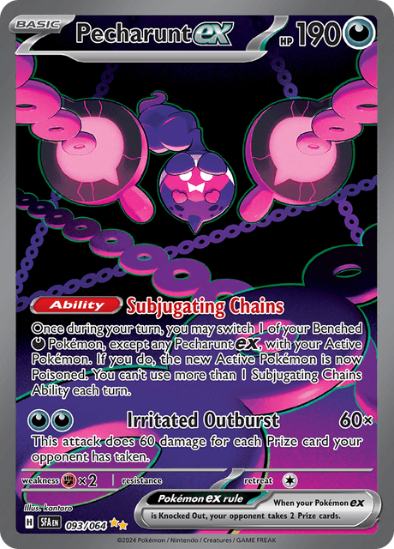 Pecharunt ex 093/064 - Special Illustration Rare - Shrouded Fable