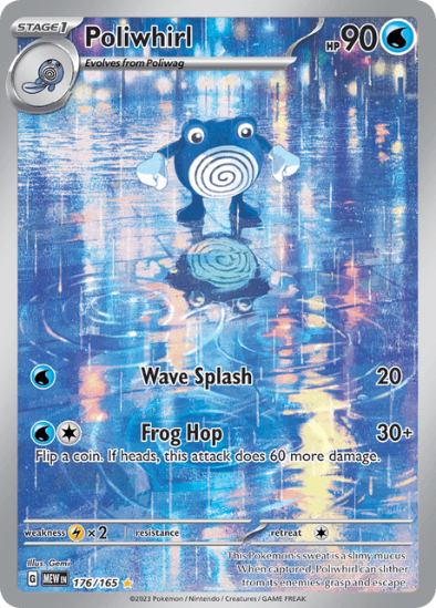 Poliwhirl 176/165 - Illustration Rare - Scarlet & Violet 151