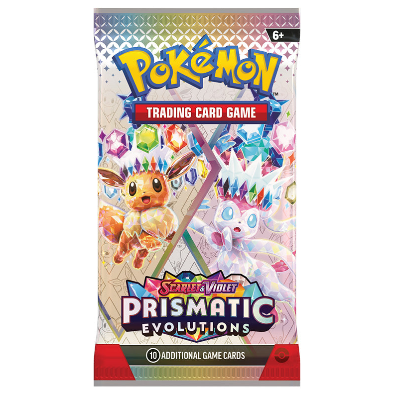 Pokémon TCG x1 Scarlet & Violet Prismatic Evolutions Booster Pack - Random Pack Artwork