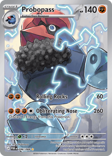 Probopass 096/088 - Illustration Rare - Mega Evolution: Perfect Order