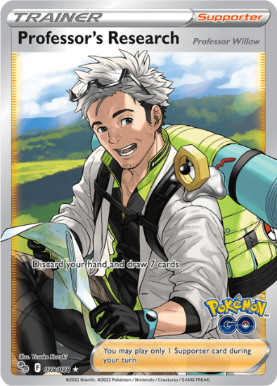 Professor's Research 078/078 - Full Art Ultra Rare - Sword & Shield Pokémon GO