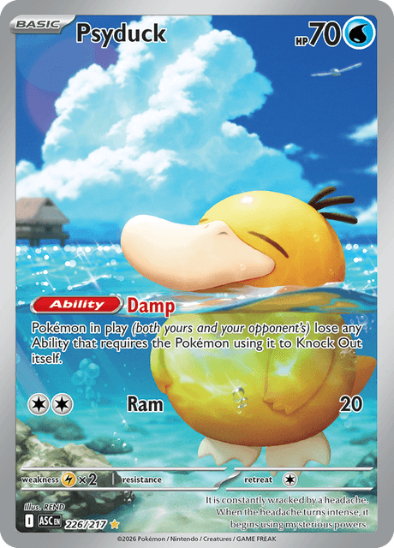 Psyduck 226/217 - Illustration Rare - Mega Evolution: Ascended Heroes