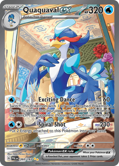 Quaquaval ex 260/193 - Special Art Rare - Scarlet & Violet Paldea Evolved