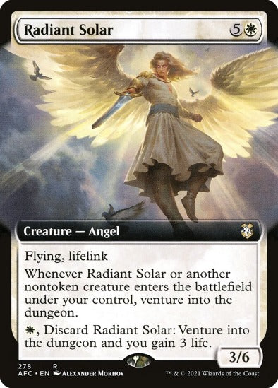 Radiant Solar - Extended Art Rare - Forgotten Realms Commander