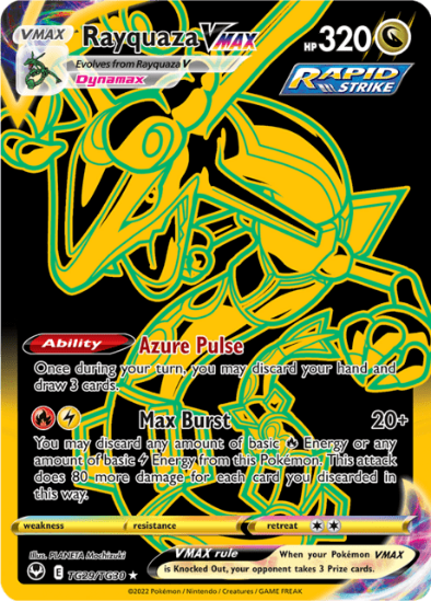 Rayquaza VMAX TG29/TG30 - Secret Ultra Rare - Silver Tempest
