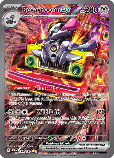 Revavroom ex 224/197 - Special Illustration Ultra Rare - Scarlet & Violet Obsidian Flames