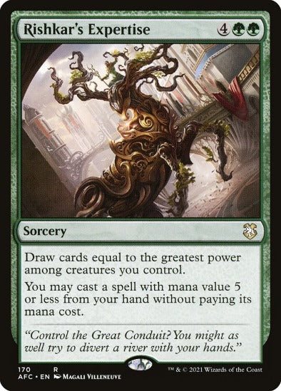 Rishkar's Expertise - Rare - Forgotten Realms Commander