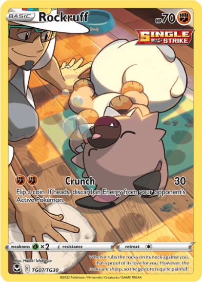 Rockruff TG07/TG30 - Trainer Gallery Holo Rare - Silver Tempest