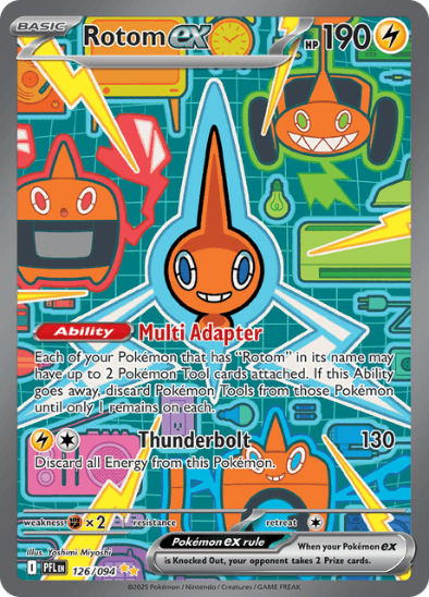 Rotom ex 126/094 - Special Illustration Rare - Mega Evolution: Phantasmal Flames