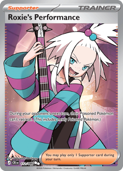 Roxie's Performance 112/086 - Full Art Ultra Rare - Mega Evolution: Chaos Rising