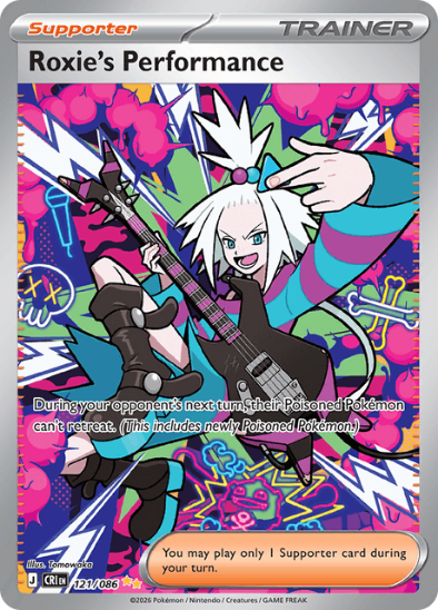 Roxie's Performance 121/086 - Special Illustration Rare - Mega Evolution: Chaos Rising