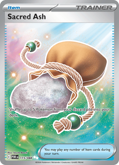 Sacred Ash 115/088 - Full Art Ultra Rare - Mega Evolution: Perfect Order