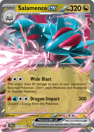 Salamence ex 114/159 - Ultra Rare - Scarlet & Violet Journey Together