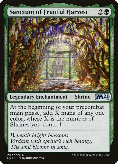 Sanctum of Fruitful Harvest - Uncommon - Core Set 2021