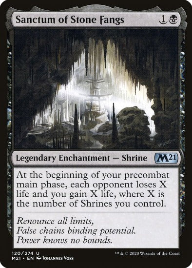 Sanctum of Stone Fangs - Uncommon - Core Set 2021