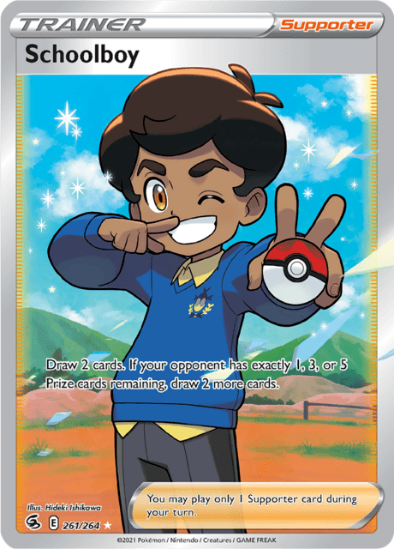 Schoolboy 261/264 - Full Art Ultra Rare - Fusion Strike