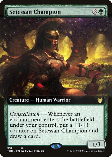 Setessan Champion - Extended Art Rare - Theros Beyond Death